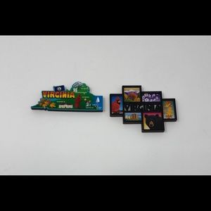 Set of 2 Virginia magnets